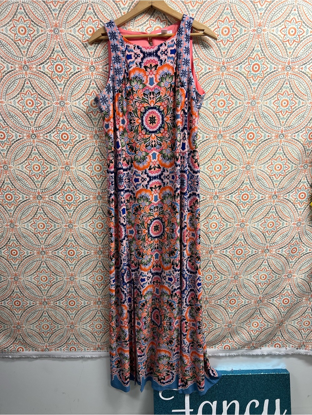 London Times Floral Maxi Dress- Size 14